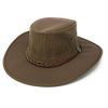 Barmah Canvas Drover Cooler Hat 1057 - Brown (Extra Large - 61cm)