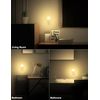 2 Pack Soft White Night Light Dusk To Dawn Sensor Adjustable Brightness 0.6W