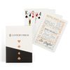 Lantern Press Making Spirits Bright, Typography (52 Playing Cards, Poker Size Card Deck with Jokers)