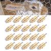 20Pcs Automatic Nipple Drinker Waterer Drinker Rabbit Water Feeder Nipple Copper Head Rabbit Drinking Fountain
