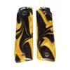 Gold & Black Pearl Ruger Mark IV 22/45 Grips