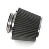 3" 76mm High Flow Inlet Dry Air Filter Cold Air Intake Cone Replacement US