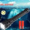 300000LM 5*leds LED Diving Flashlight Scuba Dive Torch Professional Diver Light