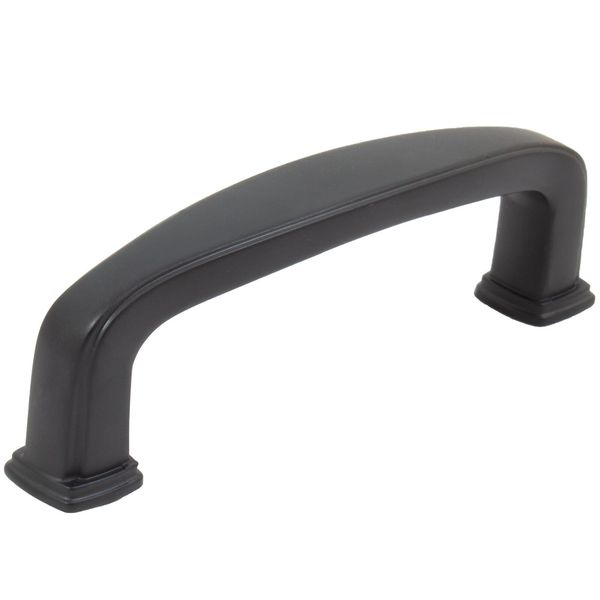 Sherwood Cabinet Pull, 3 Inches, Matte Black by Stone Harbor Hardware