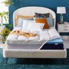 Dual Layer 4 Inch Memory Foam Mattress Topper, Queen Size, Medium Support, 2 Inc