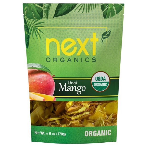 Next Organics Dried Mango, 6 oz Bag (Pack of 1) (20817582000908)