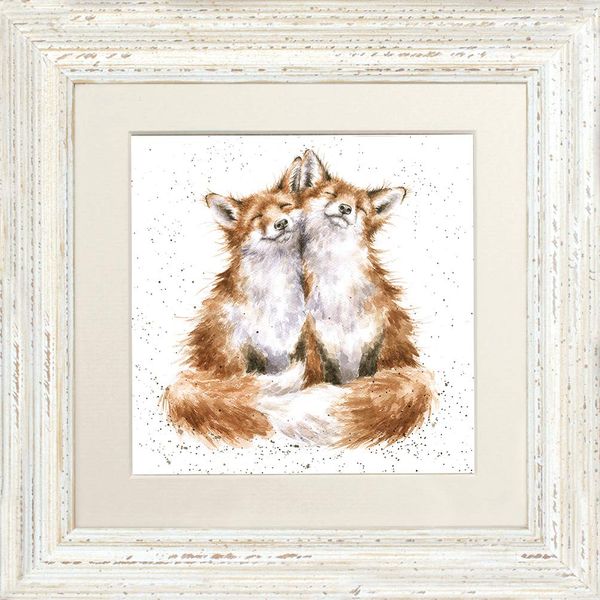 Wrendale Designs - 'Contentment' Framed Card - White