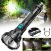 Rechargeable LED Flashlight Tactical Police Super Bright Torch 3 Mode Light