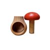 Nutcracker with screw system - VERY SOLID - natural wood nut cracker Solid Red