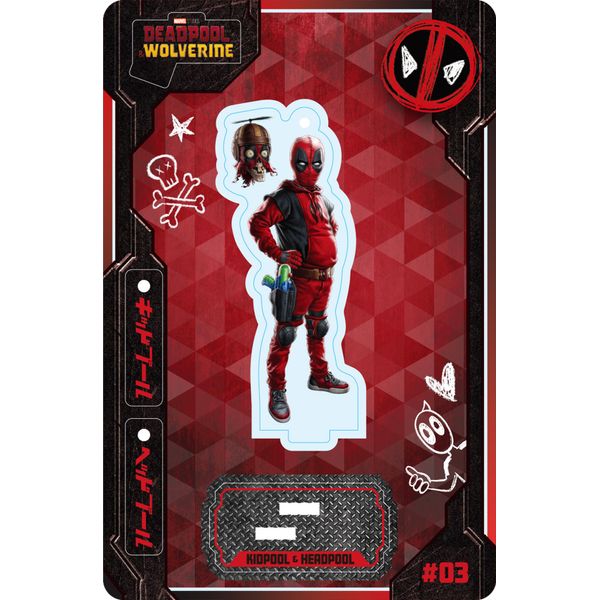 Super Clear Deadpool & Wolverine Kidpool & Head Pool #03