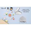 It’s Not You It’s Your Eyebrows Make Up Statement folding compact pocket mirror - silver heart shape