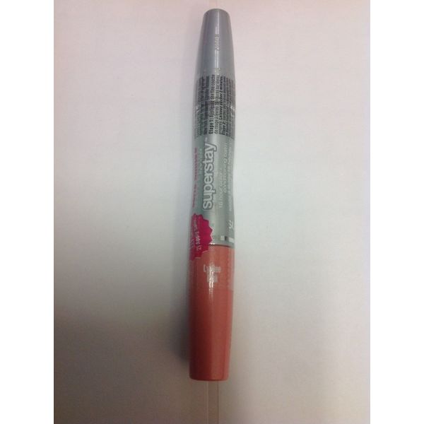 MAYBELLINE SUPERSTAY LIPCOLOR- 16 HOURS COLOR + BALM ( LYCHEE PINK ) NEW