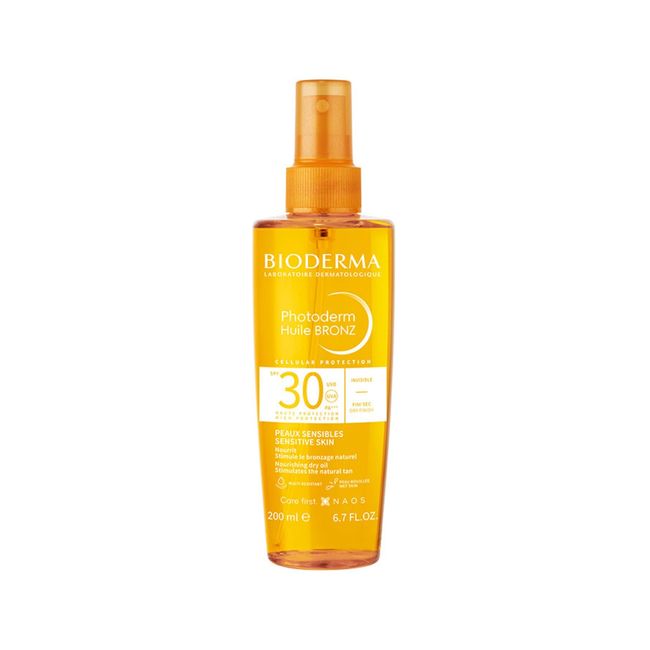 Bioderma Photoderm Bronz Dry Oil SPF30 Bronzlaştırıcı Yağ E Vitamini İçeren Vücut Güneş Koruyucu Sprey 200 ml