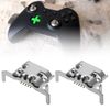 OTOTEC 4pcs Controller Charging Port Socket Compatible with Xbox One Dual Sense Controller Replacement USB charging port socket Silver