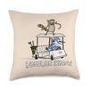 Regular Show Golf Cart Throw Pillow, 18x18, Multicolor