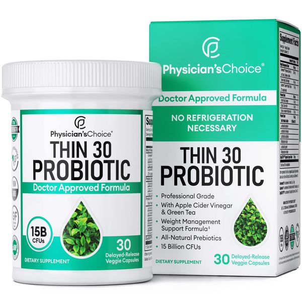 Physician's CHOICE Probiotics for Weight Management & Bloating- 6 Probiotic S...