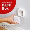 rhinocables Ethernet Back Box for Faceplate, Fits Wall Plate for Ethernet Cable Networking Sockets Surface Mount Box (2 PACK, 32mm)
