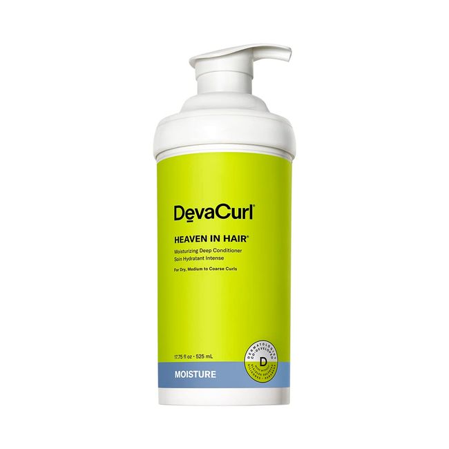 DevaCurl Heaven in Hair Moisturizing Deep Conditioner, Green Oasis, 17.75 fl. oz.