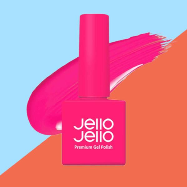 Jello Jello Manicure Neon Gel Nail Polish JN-01 So Hot Pink_MC