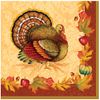 Creative Converting 18 Count Lunch Napkins, Thanksgiving Blessing, Ivory/Gold/Brick