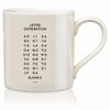 Scrabble Letter J Scrabble Mug, Cream/Black ASCR022