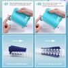Eujgoov Portable Paper Binding Machine – Light Blue, Spiral A4 A5 A6 A7