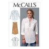 McCall's Patterns Misses' Laced or Split-Neck Tops and Dress