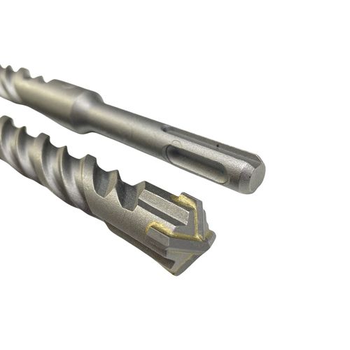 SDS Plus Cross Head Hammer Drill Bit - 4 Point X Head Cutter Carbide Double Twisted - Drilling Masonry, Concrete, Brick, Stone (7.0 x 160mm)