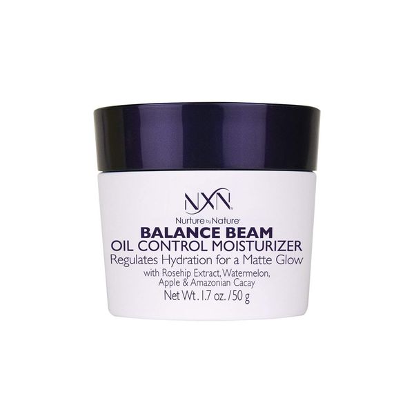 NxN Balance Beam Oil Control Gel Cream Face Moisturizer, Natural Anti Aging Formula for Oily or Combination Skin, Men and Women, 1.7 Oz