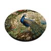 Peacock in a William Morris Style Garden PopSockets Swappable PopGrip