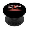 Pitching Baseball Player, Dirty Mound, Baseball Pitcher PopSockets Swappable PopGrip