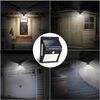 2 pack Waterproof Outdoor Wall 100 LED Solar Night Light | Motion Sensor 3 setti