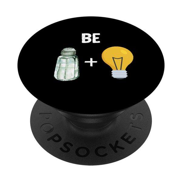 Be Salt + Light Gift Funny Bible Verse Scripture PopSockets PopGrip: Swappable Grip for Phones & Tablets