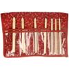 Seeknit - Seeknit Shirotake Red (20cm) Double-Pointed Needle Set Small Size - 1 Piece