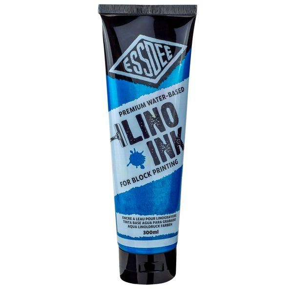 Essdee Block Printing Ink Pearlescent Blue, 300ml
