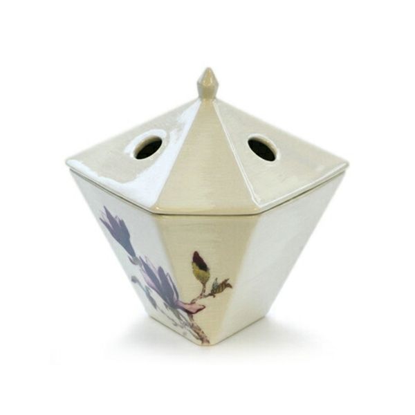 5th multiple day shipping included x 5 piece set Border incense burner Magnolia White ※Eligible for up to 5x points