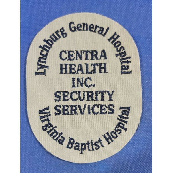 Centra Health INC Security Services Lynchburg General Hospital Vintage Patch