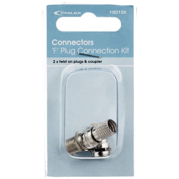 Philex 19015KIT F Type Connector Kit, Silver