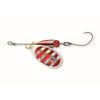 Daiwa Cormoran Bullet Single Hook Spinner Silver / Red Striped 3g