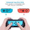 HEYSTOP Grip Compatible with Nintendo Switch OLED/Nintendo Switch JoyCon 3 Pack, Wear Resistant Game Switch Controller Handle Case Kit for Nintendo Switch Joy Con, Black