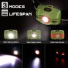Swiss+Tech Headlamp Flashlight 300 Lumens LED Head Lamp Red Storbe Light 3 Modes