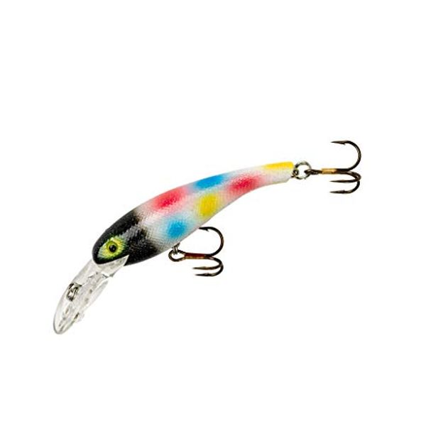 Cotton Cordell Wally Diver Walleye Crankbait Fishing Lure, Accessories for Freshwater Fishing, 2 1/2", 1/4 oz, Wonder Bread