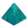 Chrysocolla Howlite Pyramid - YHC4 - Medium
