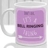 Bell Ringing Thing Mug, It's a Bell Ringing Thing, Ideal for Any Bell Ringer(Pink)