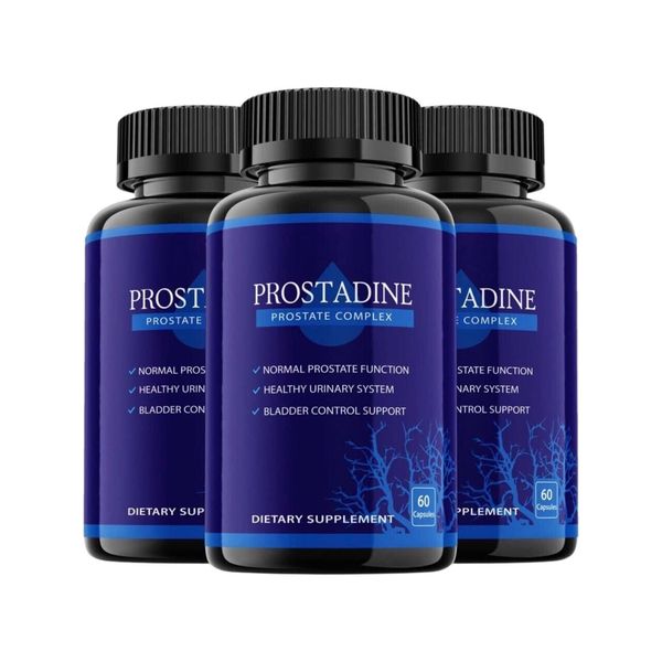 3-Pack Prostadine Capsules Natural Prostadyne Supplement (180 Capsules)