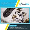 SharkBite 2 x 1-1/2 Inch Brass Crimp Reducing Coupling, PEX Pipe, PE-RT, UC015441