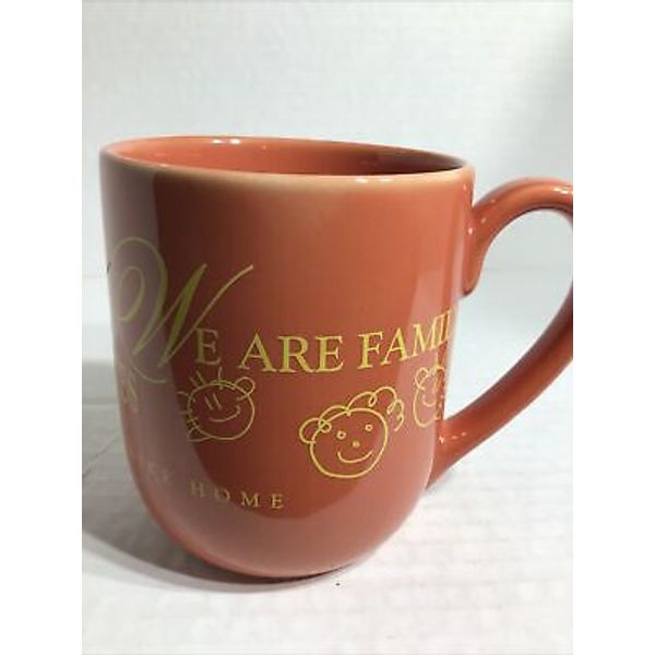 WE ARE FAMILY. COFFEE MUG. HOME IS WHERE THE  HEART IS. Art Deco Print Mug. B137