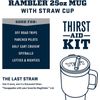 YETI Rambler Straw Cup, Tropical Pink, 25 oz