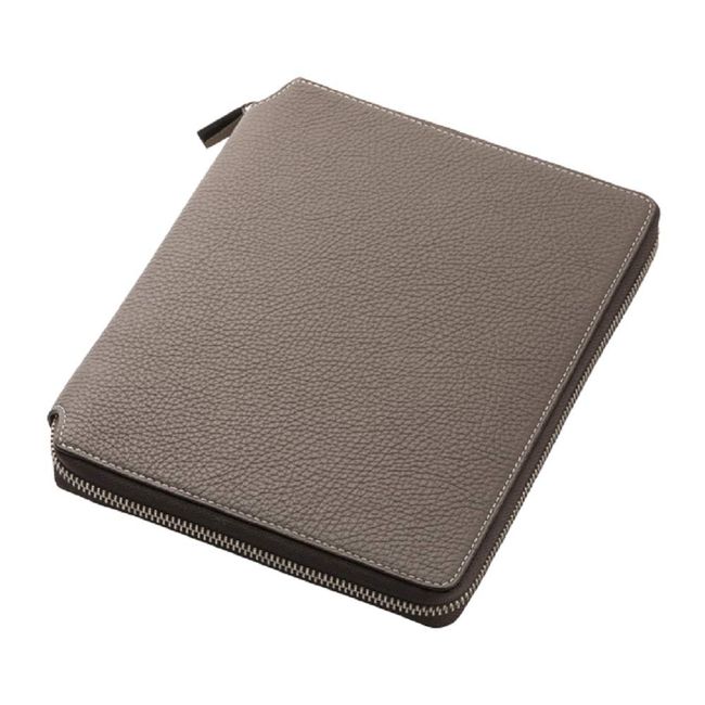 Breirio Morbido A5 Notebook Cover, BG×GD, Brown Grey/Gardenia