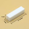 Morary 12-Pack, Nail Buffer Blocks for Natural and Acrylic Nails, 4 Sided, Medium Grit (White)
